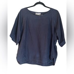 Trenery French Linen Top Size L